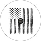 American Flag Tire Tracks