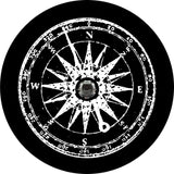 Distressed Detailed Compass