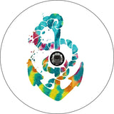 Multicolor Tie Dye Nautical Boat Anchor