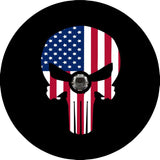 American Flag Punisher Skull