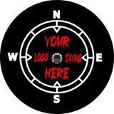 Compass With Your Custom Saying/Logo