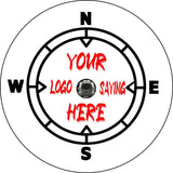 Compass With Your Custom Saying/Logo