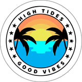 High Tides and Good Vibes Sunset Scene