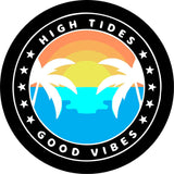 High Tides and Good Vibes Sunset Scene