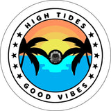 High Tides and Good Vibes Sunset Scene