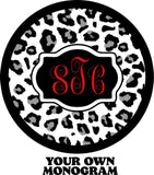 Leopard Print With Monogram