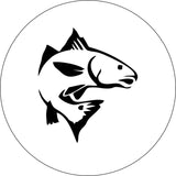 Red Fish Spare Tire Cover