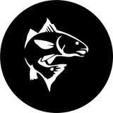 Red Fish Spare Tire Cover