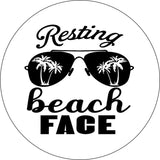 Resting Beach Face Sunglasses