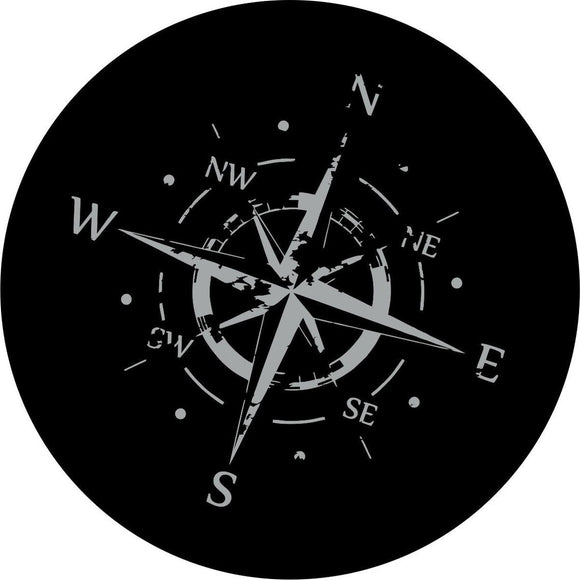 Simple Distressed Compass Design