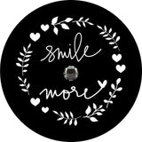 Smile More Floral Wreath