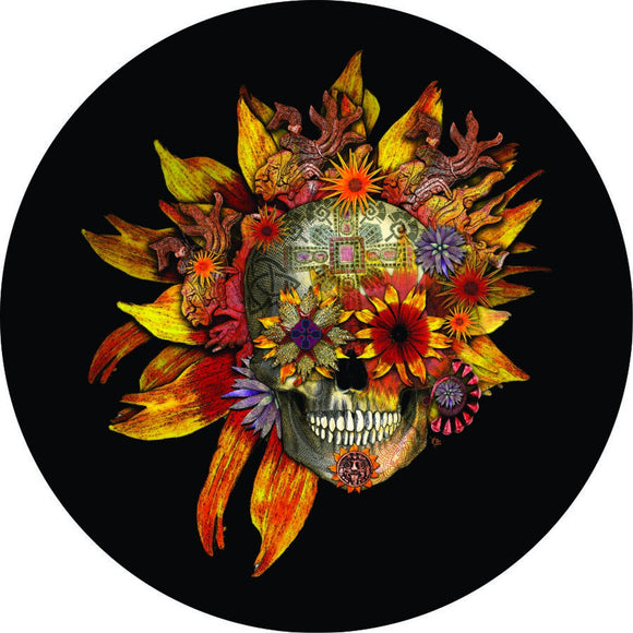 Sunflower Skull