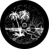 Sunset on the Beach Scene (Any Color)