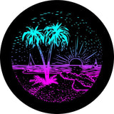 Sunset on the Beach Scene (Any Color)