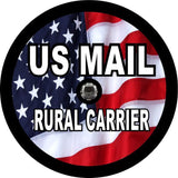 US Mail Rural Carrier American Flag