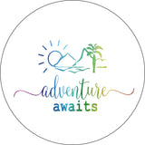 Beach + Adventure Awaits - Rainbow