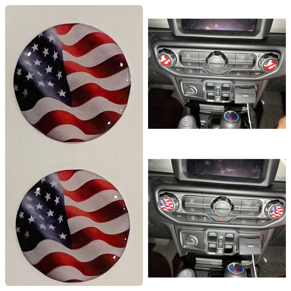 Wrangler JL/Gladiator Radio Button Emblems