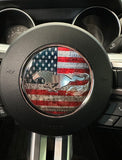 Ford Mustang 3D Steering Wheel Badge (Pick your image)