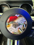 Ford Mustang 3D Steering Wheel Badge (Pick your image)