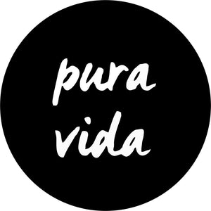 Pura Vida Saying - Spare Tire Cover Design